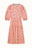  Đầm/Soft Waisted Dress - Marble Hearts Ditsy - Pink 