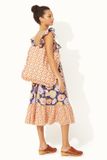  Túi đeo vai/Frill Tote - Retro Ditsy - Pink/Yellow 