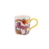  Ly/Hippie Rosie Fine China Mug - Hippie  - Off White 