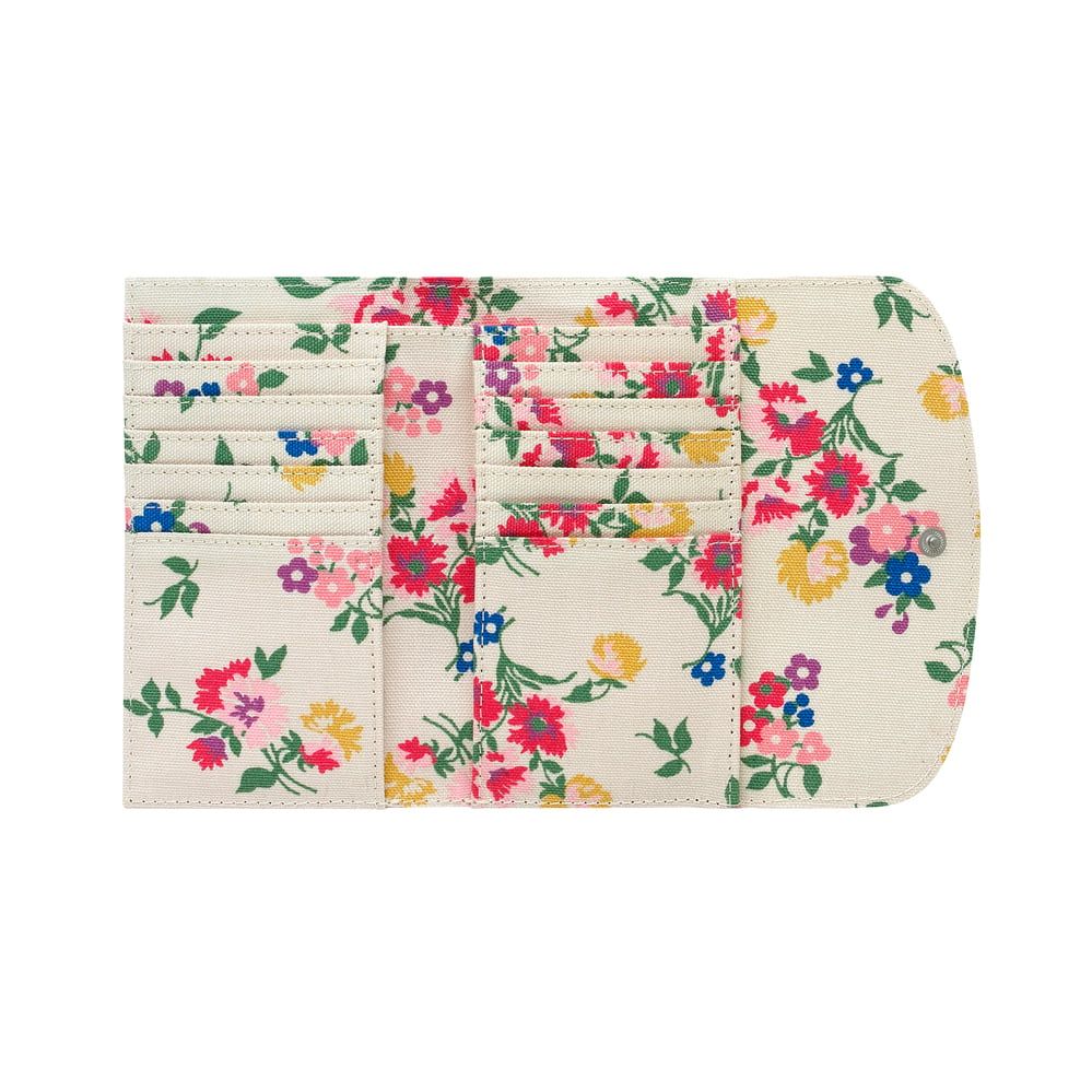  Ví gập/Foldover Wallet - Summer Floral - Warm Cream 