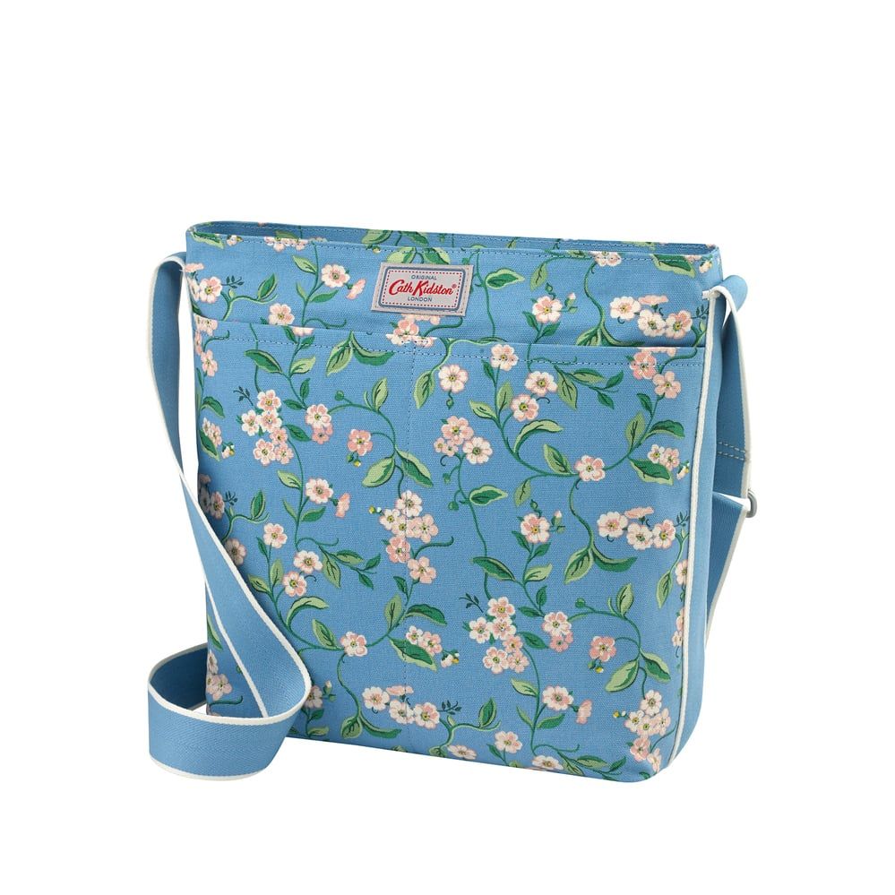 Túi đeo chéo/Zipped Messenger Bag me not Mid Blue Cath