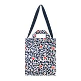  Túi đeo vai /Organic Cotton Tall Tote - Marble Hearts - Cream/Navy 