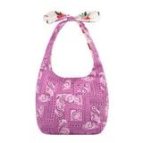  Túi đeo vai/Mini Reversible Knotted Shopper - Pomegranate - Cream 