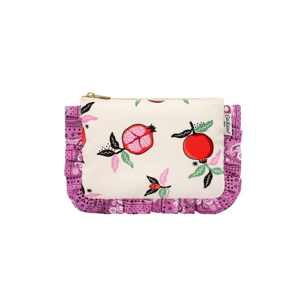  Ví nữ /The Frilly Pouch - Pomegranate - Cream 