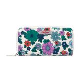  Ví nữ dài/Continental Zip Wallet - Petals - Warm Cream 