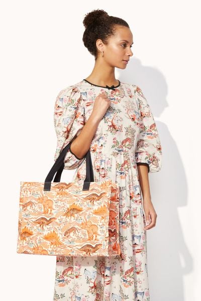  Túi đeo vai /The Sidekick Tote - Camo Dino - Cream 