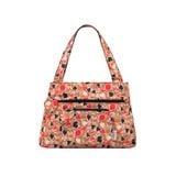  Túi đeo vai/Recycled Rose Medium Shoulder Bag - Marble Hearts Ditsy - Brown 