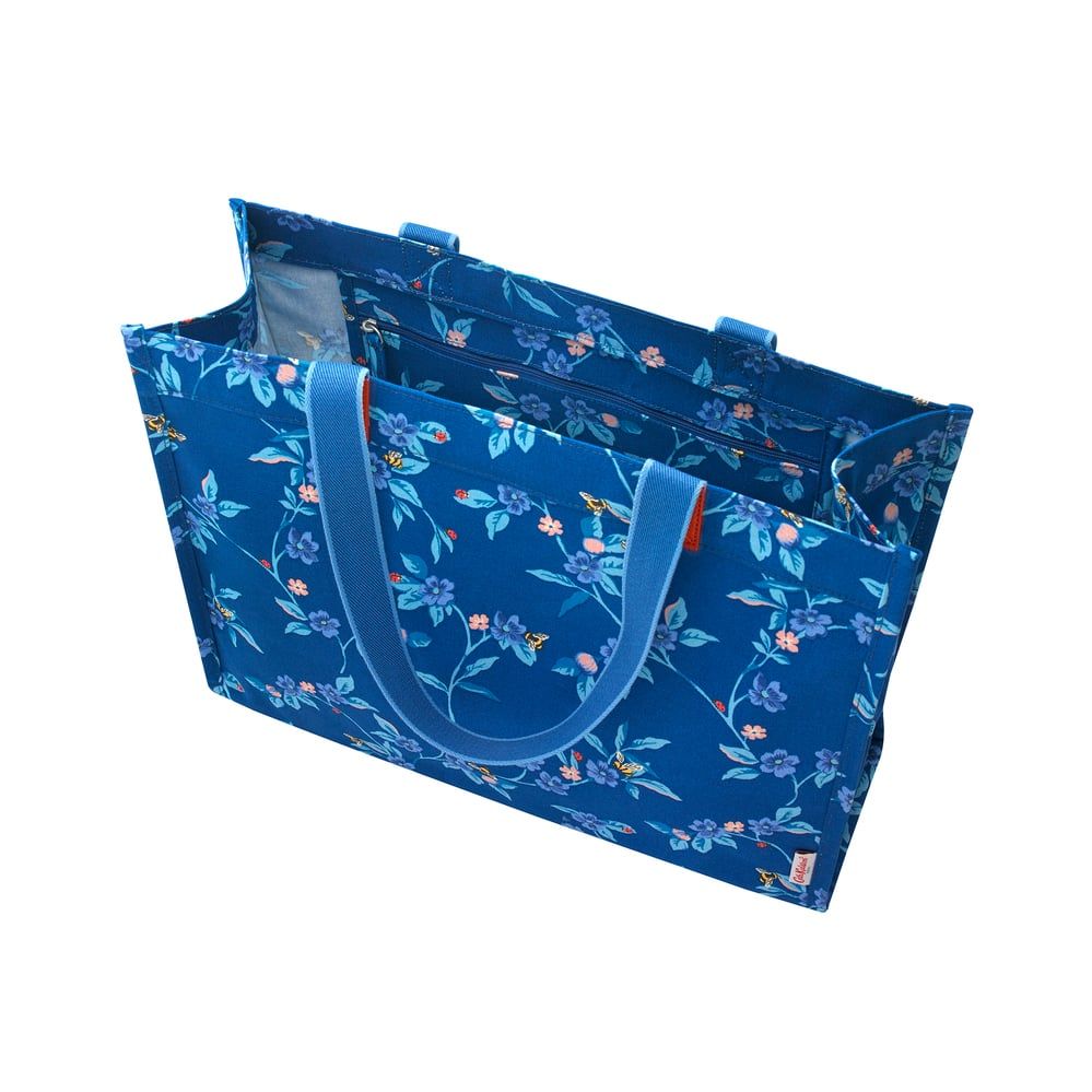  Túi đeo vai /The Milly Tote - Greenwich Flowers - Midnight Blue 