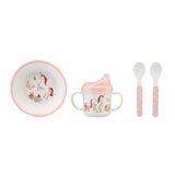  Bộ đồ ăn cho bé/Nursery Set - Unicorn Kingdom - Pink 