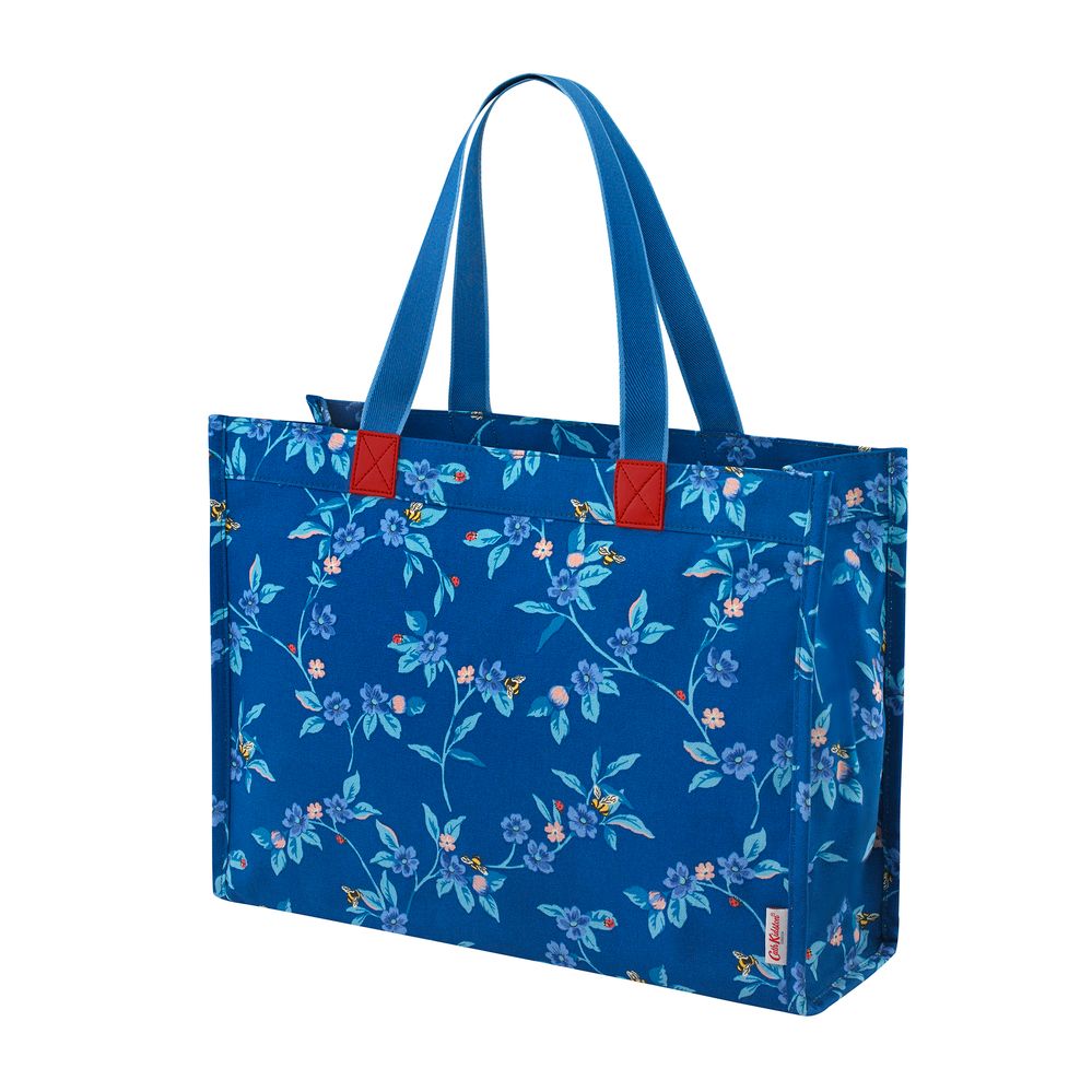  Túi đeo vai /The Milly Tote - Greenwich Flowers - Midnight Blue 