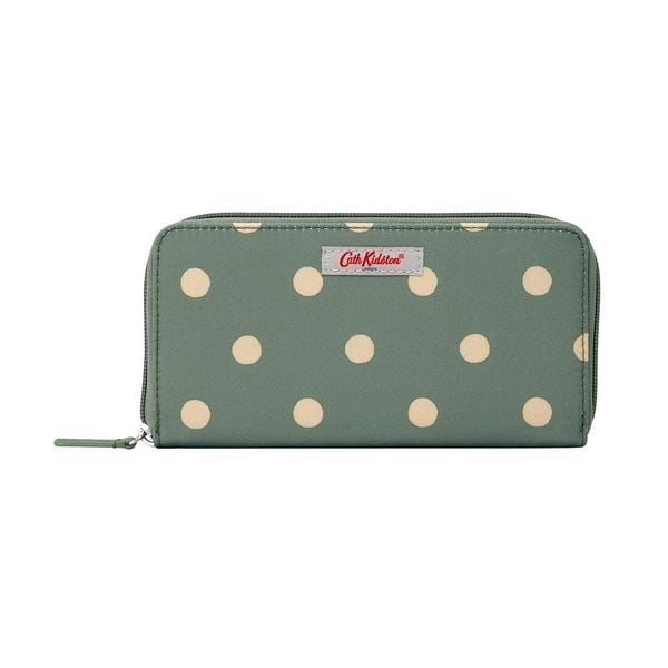  Ví nữ dài/Continental Zip Wallet - Spot - Sage 
