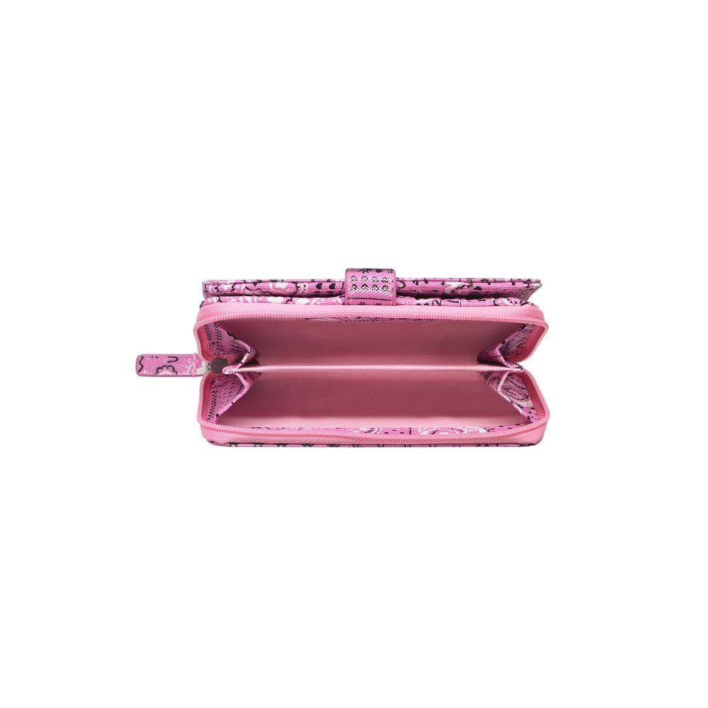  Ví gập/Folded Zip Wallet  - Bandana - Pink 