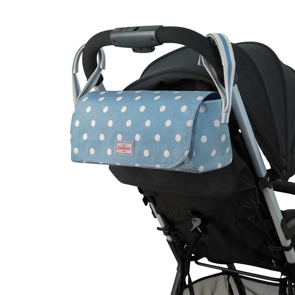  Túi/Pushchair Organiser - Spot - Cream Blue 