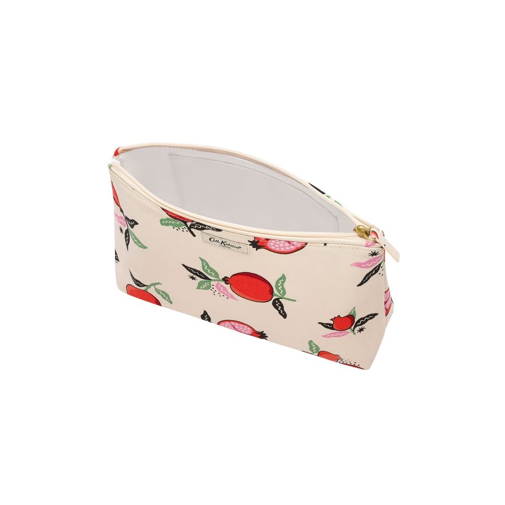  Túi đựng mỹ phẩm/Zip Cosmetic Bag - Pomegranate - Cream 