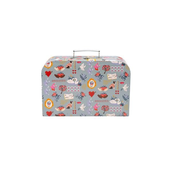  Hộp đựng mỹ phẩm/Suitcase Box - Dreamer Multi - Blue 