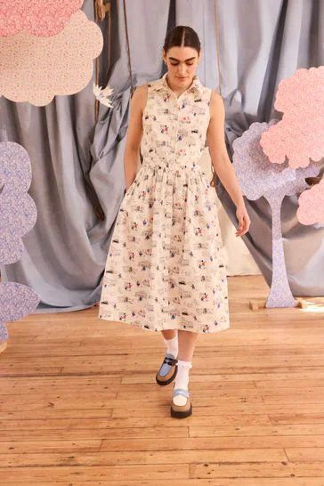  Đầm/Shirt Dress - PADDINGTON - Trắng 
