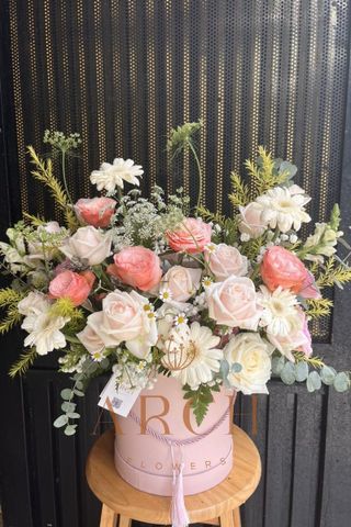 Hộp Hoa Chúc Mừng - Khai Trương A0143