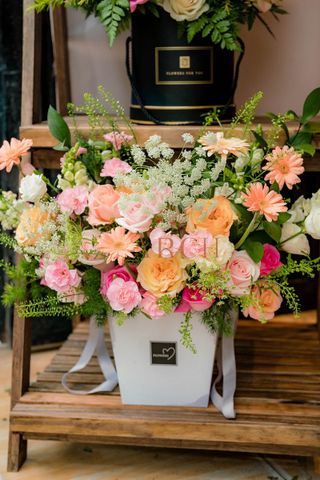 Hộp Hoa Chúc Mừng A0111