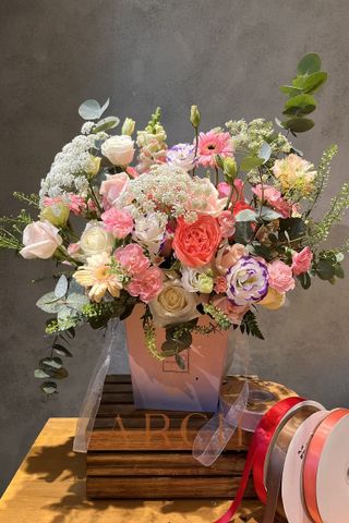 Hộp Hoa Chúc Mừng - Khai Trương A0158