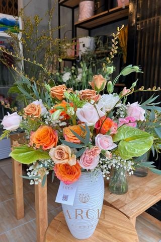 Hoa Thả Bình Chúc Mừng Khai Trương A0150