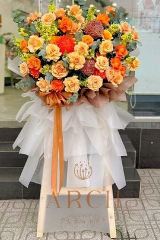 Kệ Hoa Khai Trương Chúc Mừng Sang Trọng Hiện Đại A0206