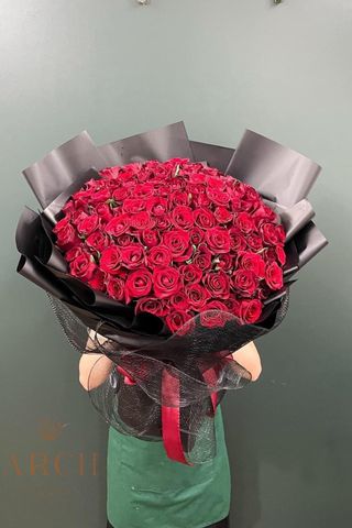 Bó Hoa Hồng Đỏ 99 Bông Hoa A0191