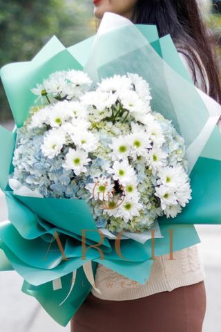 Bó Hoa Cẩm Tú Cầu Chúc Mừng Sinh Nhật A0170
