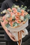 Bó Hoa Chúc Mừng Ngày  20 - 10 Hồng Cam Juliet BH039