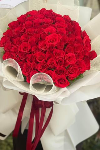 Bó Hoa Tặng Sinh Nhật 99 Bông Hoa Hồng A0141