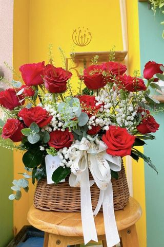 Giỏ Hoa Hồng Đỏ Ohara A059