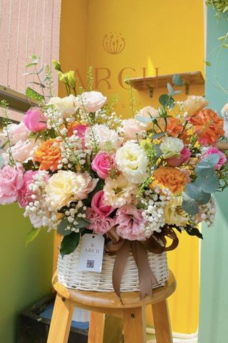 Giỏ Hoa Đẹp A0054