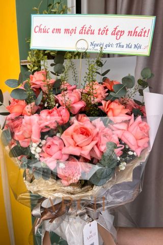 Bó Hoa Hồng Cam A067