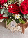 Giỏ Hoa Hồng Đỏ Chúc Mừng Sinh Nhật A0117