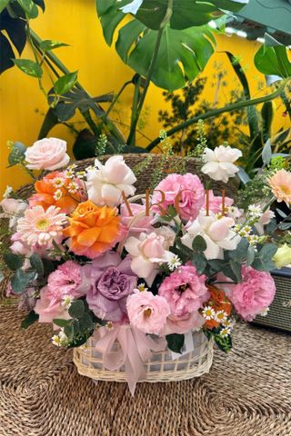 Giỏ Hoa Đẹp A0049