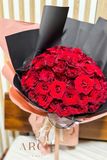 Bó Hoa Hồng Đỏ Ecuador Dáng Dài A0033