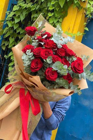 Bó Hoa Tone Hồng Đỏ A0012