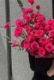 Giỏ Hoa Hồng Pink Sang Trọng 20-10 A032