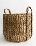 Lafos HandiCraft- Woven water hyacinth baskets with handles 