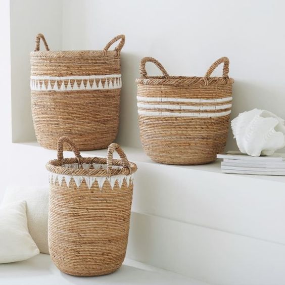  Lafos HandiCraft-Woven Basket Large-Banana Rope 