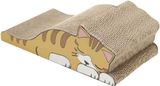  2in1 Square Cat Scratcher Fat Cat Bed Cardboard Paper High Quality Cat Scratching Pad-Pet toys 
