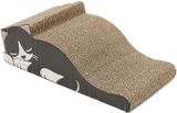  2in1 Square Cat Scratcher Fat Cat Bed Cardboard Paper High Quality Cat Scratching Pad-Pet toys 