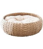  Lafos  Water Hyacinth Pet Bed for Cats and Dogs- Pet nest 