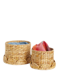  Lafos HandiCraft- Water Hyacinth Storage Baskets 