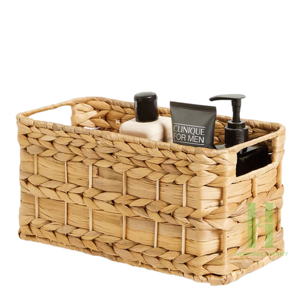  Lafos HandiCraft- New Design Handwoven Water Hyacinth Household Basket 