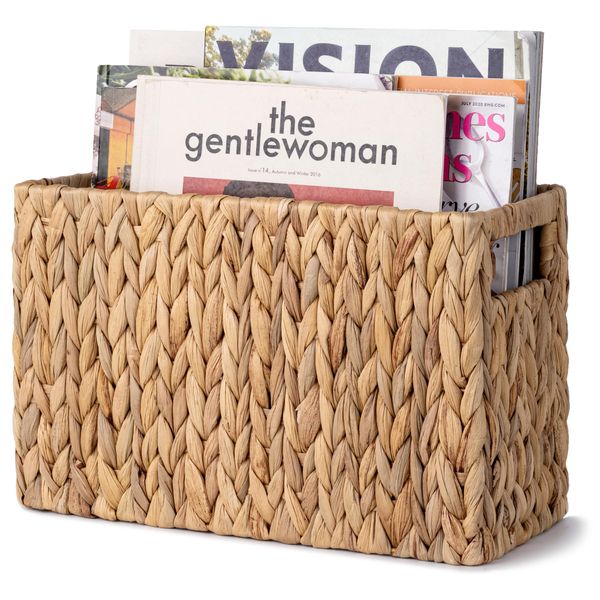  Lafos HandiCraft- Woven Storage Basket with Handle 
