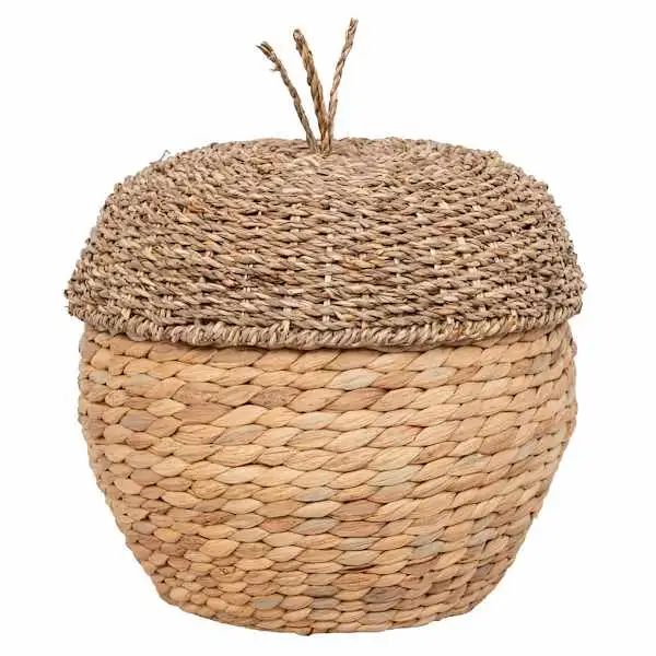  Lafos HandiCraft-Water Hyacinth Basket Decor 