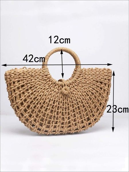  Lafos HandiCraft- Natural Hand Bags Seagrass 