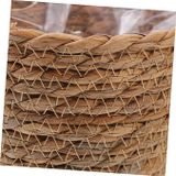 Lafos HandiCraft- Woven Baskets 2pcs Pots for Plants Home Decor/Indoor Planter 