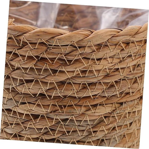  Lafos HandiCraft- Woven Baskets 2pcs Pots for Plants Home Decor/Indoor Planter 