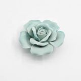  Home Decor Artificial 3D -Ceramic Handmade Flower - Flower Pot Porcelain Flowers 
